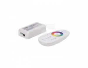 Sterownik LED RGB 12-24V 3x6A RF set biały ( FUT025 ) PR-RGB-288-T-W