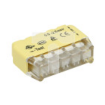 Złączka instalacyjna wciskana 5-przewodowa na drut 0,75-2,5mm2 IEC 300V/24A 10 szt. OR-SZ-8004/5/10