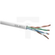 Kabel linka Solarix CAT5E UTP PVC Fca szary 305m/box SXKL-5E-UTP-PVC-GY