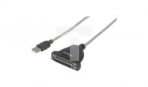 Konwerter Adapter USB na LPT DB25 Równoległy M/F 1.8m, MHT 336581