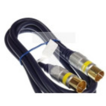 Profesjonalny kabel przyłącze wtyk F szybki Quick - wtyk F szybki Quick digital do TVK, DVB-T, SAT FK20 /1,5m /