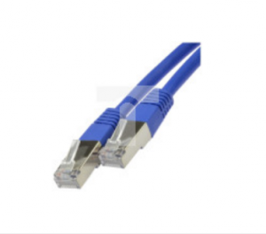 Patchcord FTP kat.5e kabel sieciowy LAN 2x RJ45 linka niebieski 3m NEKU
