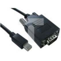 Kabel DisplayPort 3m Męskie Mini DisplayPort to Męski kabel VGA Czarny