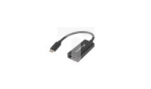 Adapter USB-C 3.1 &gt; DisplayPort na kablu 15cm czarny LANBERG