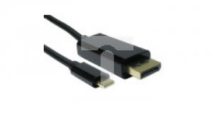 2MTR USB TYPE C M - DISPLAYPORT M BLACK