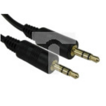 Kabel Jack audio, złącze A: Męskie, złącze B: Męskie, 3m