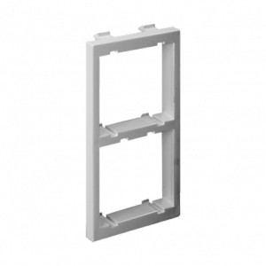 Simon Connect Adapter CIMA na 2 moduły K45 (45x45mm) pionowo aluminium S62/8