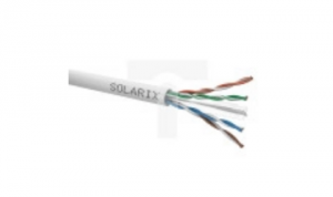 Kabel instalacyjny Solarix CAT6 UTP PVC Eca szpula 500 m SXKD-6-UTP-PVC