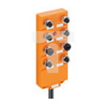 Koncentrator aktuator/sensor 8-portów gniazda M12 5-polowy 2 sygnały na gniazdo ASBV 8 5-242/10 M