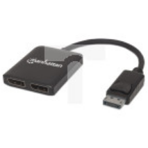 Rozdzielacz, splitter AV DisplayPort 1X2 UHD 4K Z MST, USB MHT 207768