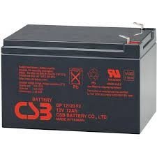 Akumulator żelowy CSB 12V 12Ah GP12120 F2 AGM bezobsługowy GP12120F2
