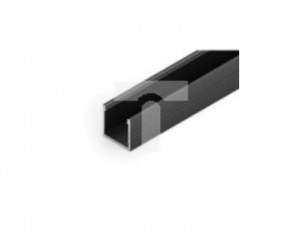 Profil led Smart16 2m nawierzchniowy aluminiowy czarny BC3/U4 f1020021 LUX06942