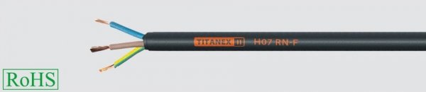 Przewód przemysłowy TITANEX H07RN-F 5x6 450/750V 37064T /bębnowy/