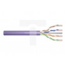 Kabel teleinformatyczny U/UTP kat.6 4x2xAWG23 LSOH drut fioletowy Dca DK-1614-VH-1 /100m/