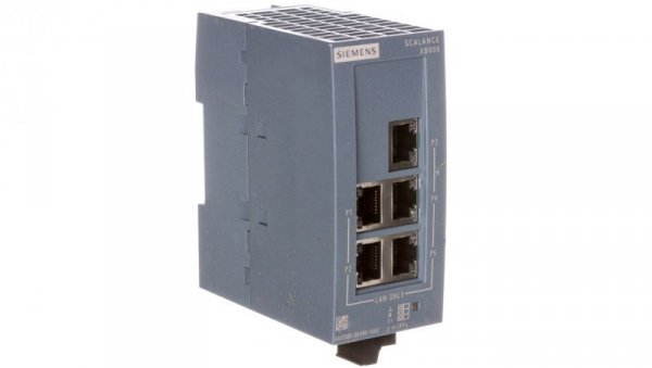 Switch przemysłowy niezarządzalny 5 portów RJ45 10/100 Mb/s SCALANCE XB005 6GK5005-0BA00-1AB2