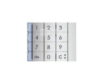 Axolute plakietka modułowa klawiatury aluminium 353001