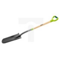 Szpadel do sadzonek, drewniany trzonek, plastikowy uchwyt 15G014