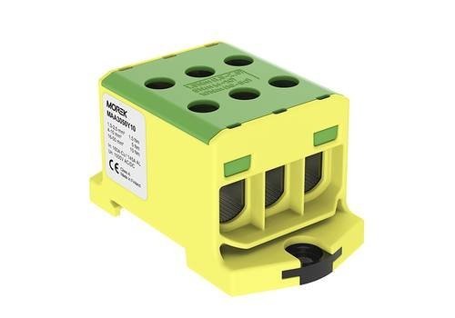 Złączka OTL50-3 kolor żółto-zielony 3xAl/Cu 1,5-50mm2 1000V Zacisk uniwersalny MAA3050Y10