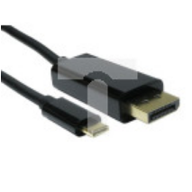 3MTR USB TYPE C M - DISPLAYPORT M BLACK