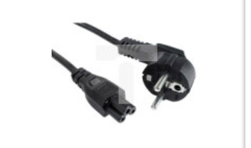 Kabel zasilający do notebooka AK-NB-01C koniczynka IEC C5 CEE 7/7 250V/50Hz 1.5m AK-NB-01C