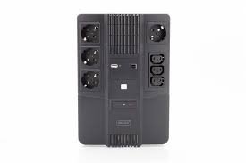 Zasilacz awaryjny UPS Line-Interactive 600VA/360W AVR 4xSCHUKO 3xIEC C13 1xUSB A 1x USB B RJ45 DN-170110