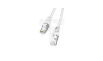 Kabel krosowy patchcord F/UTP kat.6 1,5m biały