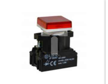 Lampka sygnalizacyjna 22mm czerwona 24V-230V AC/DC W0-LDU1-L22KD C