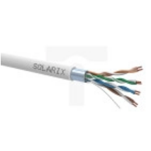 Kabel linka Solarix CAT5E FTP PVC Fca szary 305m/box SXKL-5E-FTP-PVC-GY