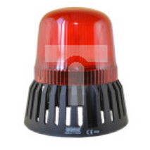 Wielofunkcyjna lampa czerwona fi 120 z buzerem, 110-220V AC T0-IT120R220Z
