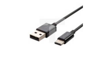 Kabel USB-C - USB-A 1m Czarny 8487