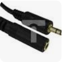 Kabel Jack audio, złącze A: Męskie, złącze B: Żeńskie, 3m