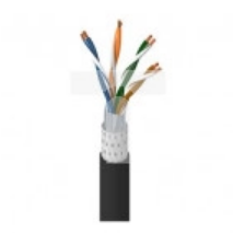 Kabel teleinformatyczny przemysłowy SF/UTP kat.5e 4x2x26AWG linka PVC BL-74002E.01500 /bębnowy/