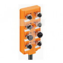 Koncentrator aktuator/sensor z wskaźnikiem LED górne porty 8-portowy gniazda M12 4-polowy ASB 8/LED 5-4-331/5 M