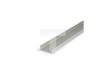 Profil aluminiowy do taśmy led WIDE24 srebrny anodowany G/W szeroki TOPMET nawierzchniowy LUX02306 /2m/