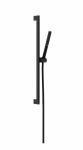 Hansgrohe Pulsify S Zestaw prysznicowy 100 1jet EcoSmart+ z drążkiem 65 cm czarny mat 24373670