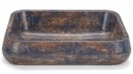  S.V.I.S.  Design UMYWALKA 60 CM PERSEUS BASIC - GRANITE, NIEBIESKO-SZARY I OCHRA, LAKIER PÓŁMATOWY