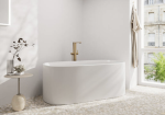 Hansgrohe Tecturis E Jednouchwytowa bateria wannowa wolnostojąca brąz szczotkowany 73445140