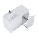 Elita SZAFKA SPLIT 100 (60 2S L + KOSZ CARGO P) WHITE MATT PDW 168148