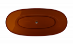Besco Mexa Earth Rust wanna wolnostojąca 170 syfon chrom WAM170ERC