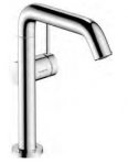 Hansgrohe Tecturis S Jednouchwytowa bateria umywalkowa 210 Finie, CoolStart z obrotową wylewką, z kompletem odpływowym Push-Open Czarny Matowy 73360670