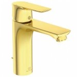 Ideal Standard Connect Air Bateria umywalkowa z korkiem złoto szczotkowane połysk A7054A2