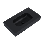 Elita UMYWALKA DIMPLE 80 ścienna MARMUR BLACK MATT 168855 / RE040800027160