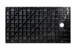 Besco Vexo Marble Black brodzik prostokątny 120 VMB12090P