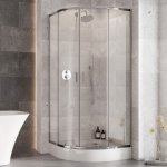 Besco Zarya Chrom kabina półokrągła 80 + brodzik Alex 80 ZCAL80190