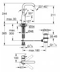 Grohe Essence Bateria umywalkowa z korkiem brushed warm sunset 24174DL1