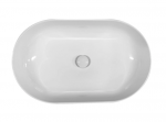 Kerasan 460630 F10 umywalka 71X44 nablatowa owalna biały mat