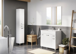 Elita SUNN Szafka z umywalką 80 cm biały połysk 169195/RE169195008060