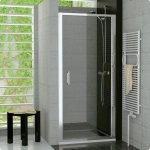 SanSwiss Top-Line drzwi jednoczęściowe 75cm profil połysk szkło Durlux 200 TOPP07505022