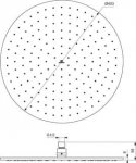 Ideal Standard Idealrain Deszczownica 400 mm Złoty Mat A5804A2