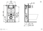 Ideal Standard ProSys Stelaż do WC, R009067